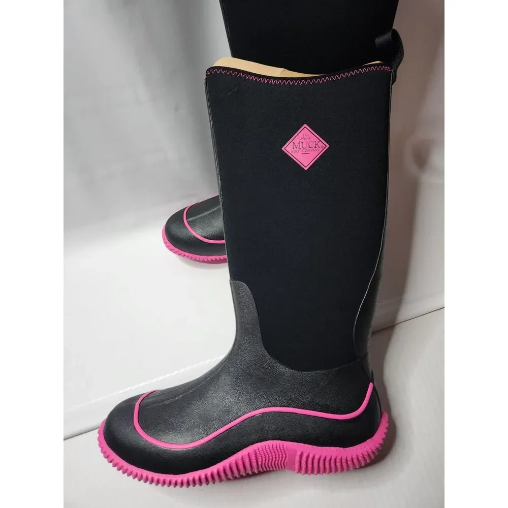 Muck Boot Company Women’s Hale Sporty Multi‑Season Boot Black/Hot Pink Size 11